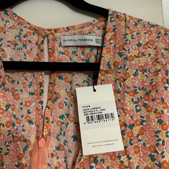 NWT Faithfull the Brand Anka Jumpsuit 6 / M - Picture 5 of 6